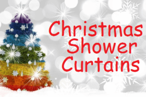 Christmas Shower Curtain Ideas for the holidays